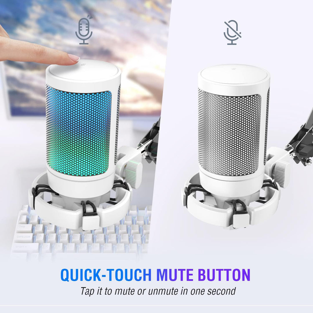 FIFINE Kit de micrófono USB para juegos de transmisión, condensador...