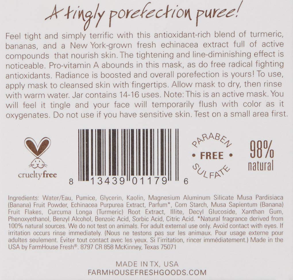 FarmHouse Fresh Máscara 3 2 Fl Oz