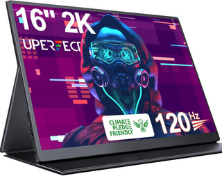 UPERFECT Monitor portátil para juegos 2K 120Hz, 16" 2560x1600 Q...