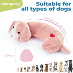 Moropaky Juguete de Latidos del Corazón para Cachorro, Juguete de Peluche para Cachorro para Ayuda en la Calma del Perro, Juguete de Latidos del Corazón para Cachorro para Alivio de la Ansiedad de