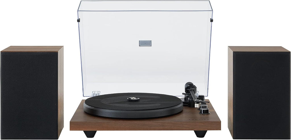 Crosley Tocadiscos C62C-WA con altavoces, nogal