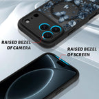 OOK Funda de teléfono floral con mariposas negras hecha para iPhone 18 Pro