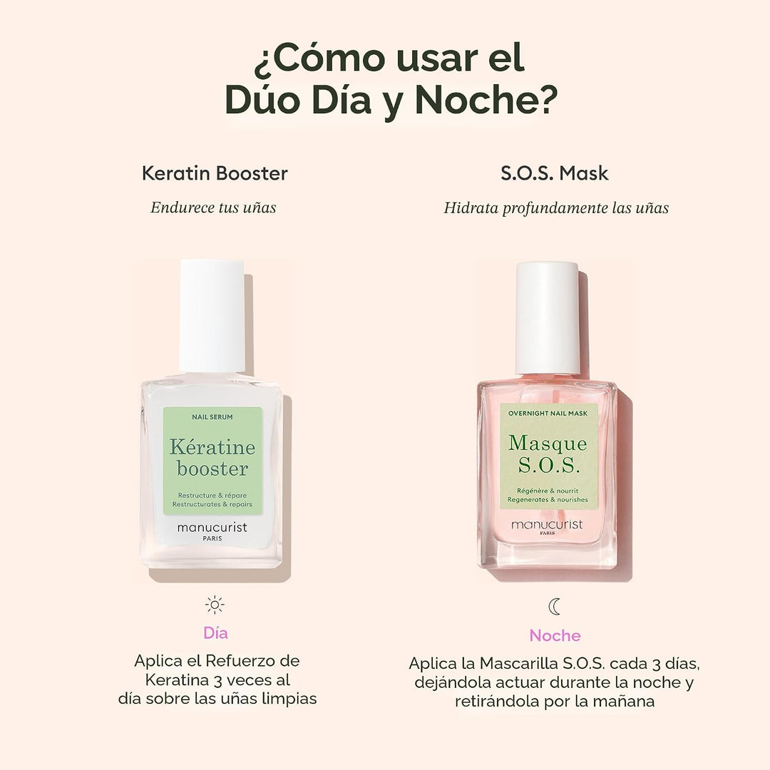 Manucurist Duo Day &amp; Night - Rutina para uñas suaves o dañadas...