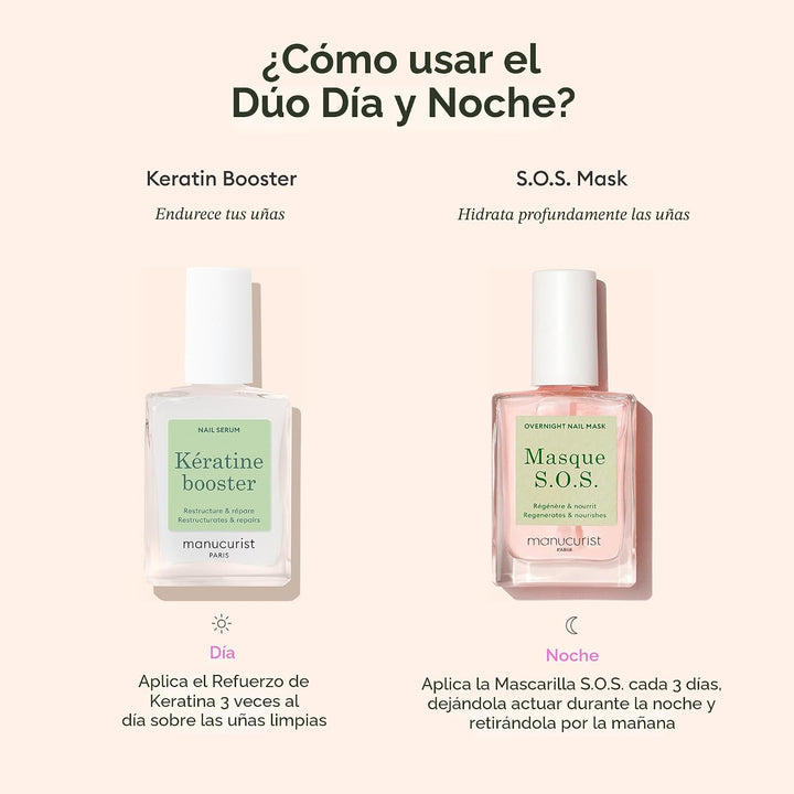Manucurist Duo Day &amp; Night - Rutina para uñas suaves o dañadas...