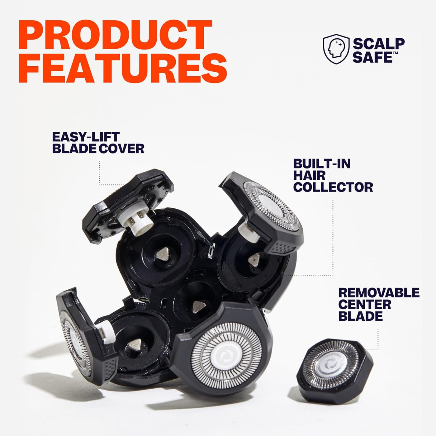 Freebird FlexSeries - Paquete de 3 repuestos de cuchillas oficiales...