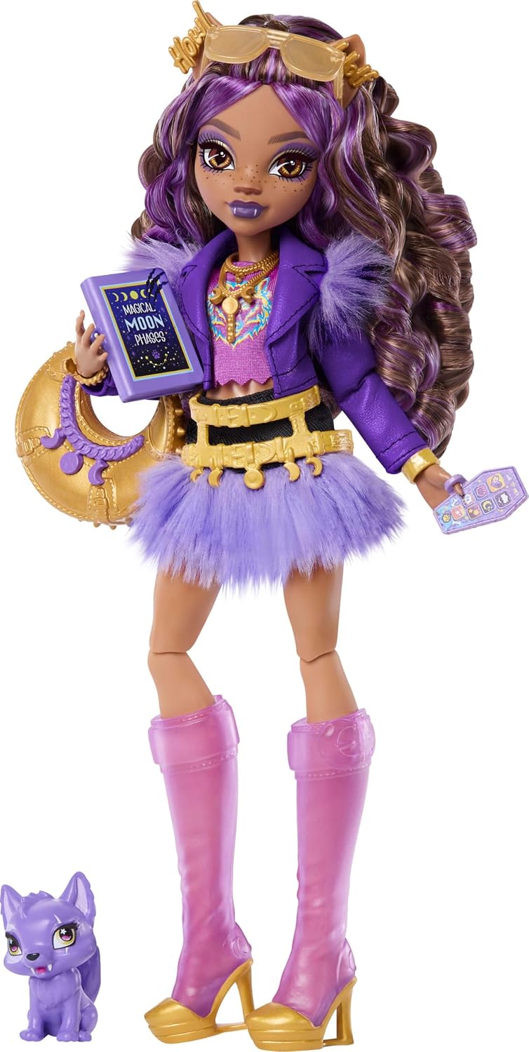 Monster High Clawdeen Wolf Doll con Pet Wolf Pup