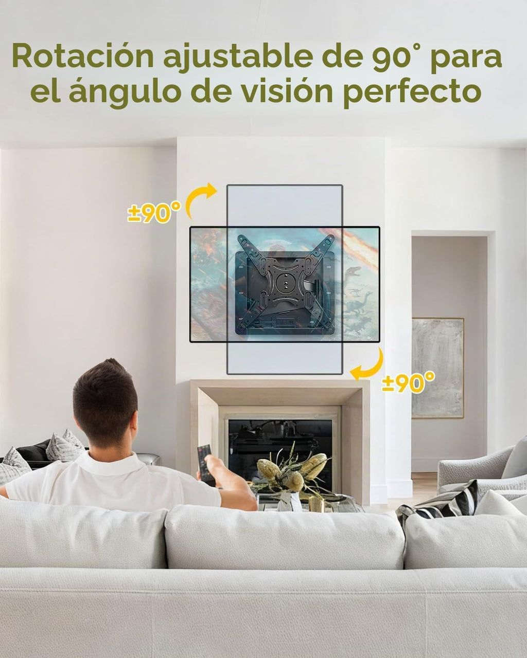 FORGING MOUNT Soporte de TV empotrado en pared para televisores de 32 a 70