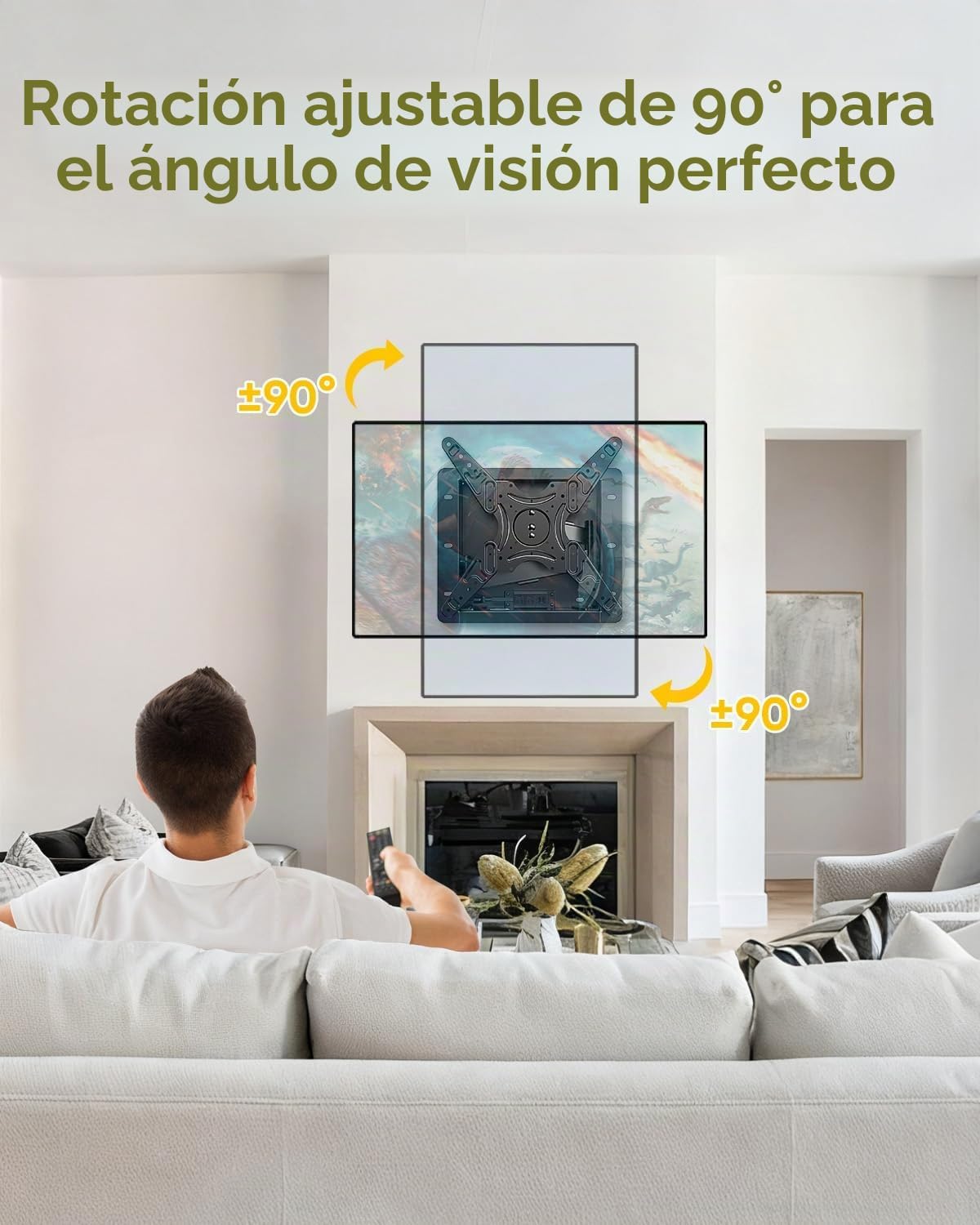 FORGING MOUNT Soporte de TV empotrado en pared para televisores de 32 a 70