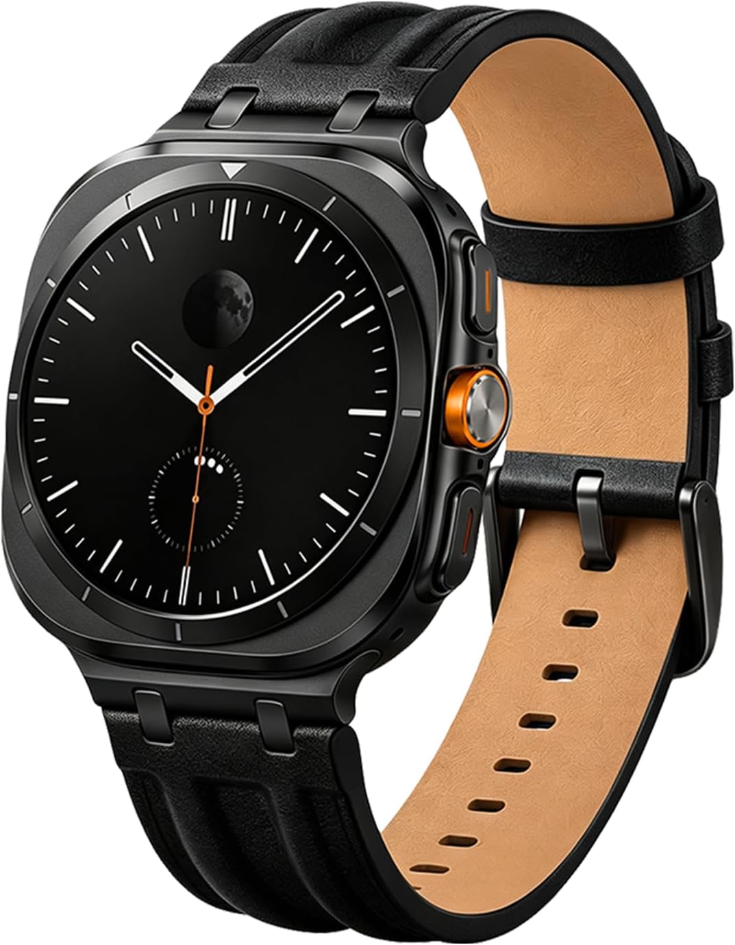 Correa de cuero retro compatible con Samsung Galaxy Watch Ultra 2/1 de