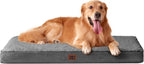EHEYCIGA Cama extra grande para perro, lavable con funda extraíble, camas ortopédicas para perros, colchón para perro, gris, 44.1 x 31.9 x 3.0 in