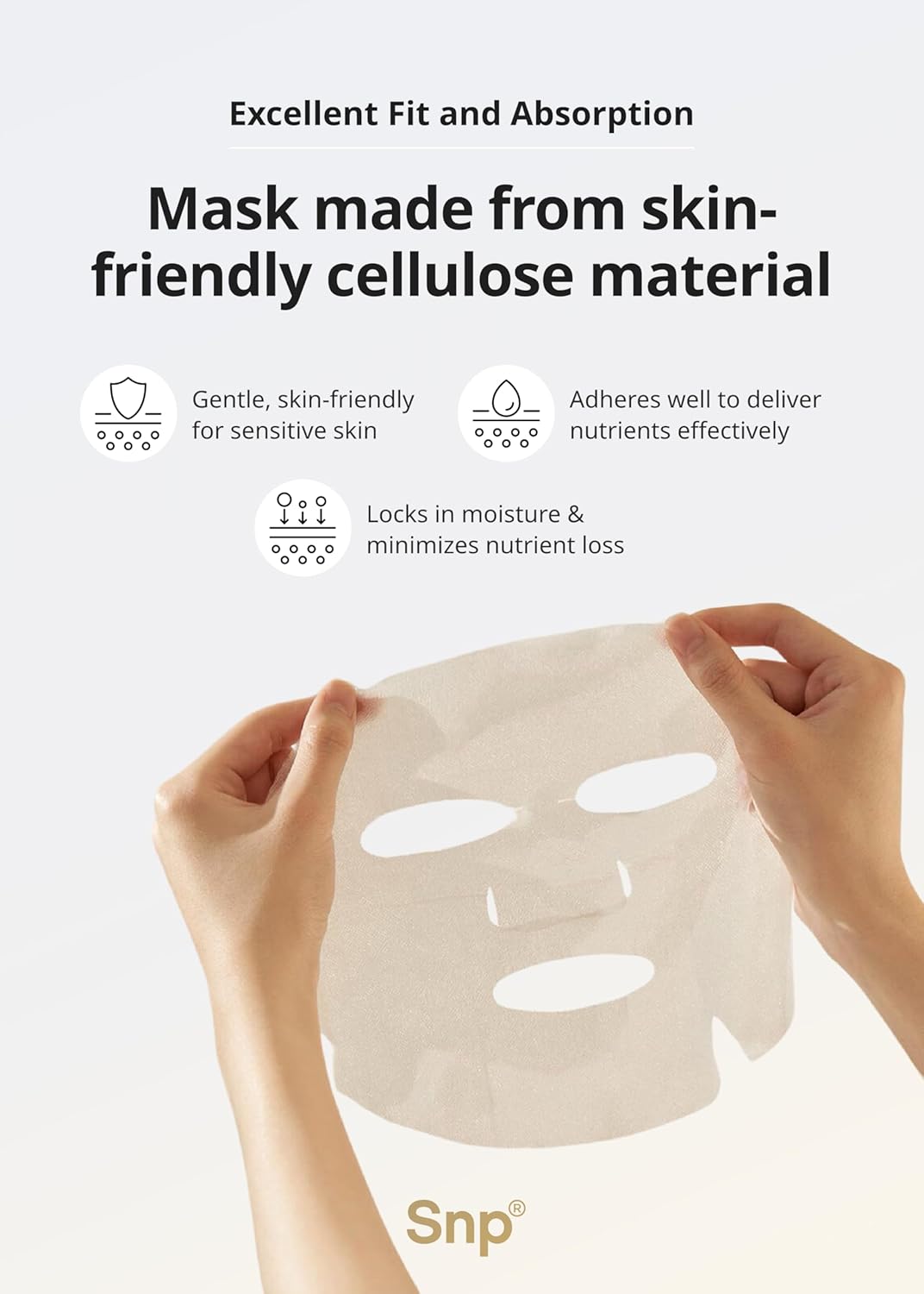 SNP Variedad de mascarillas de ampolla | Nido de pájaro, oro de 24...
