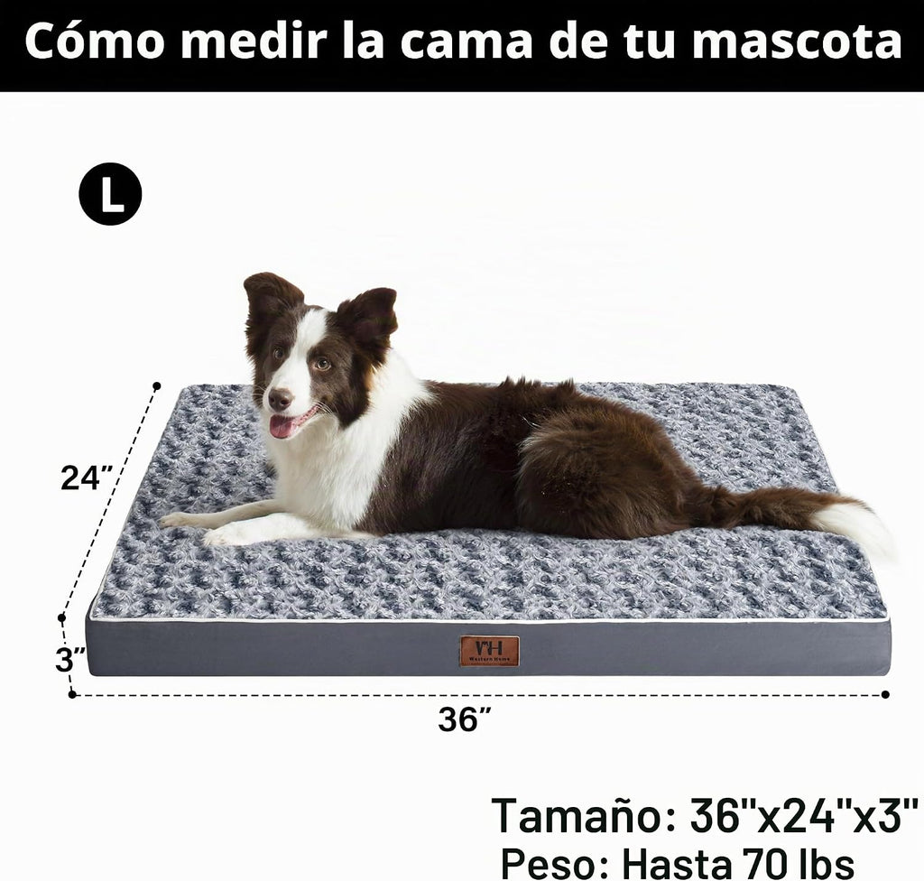 Camas ortopédicas para perros, cama lavable para mascotas