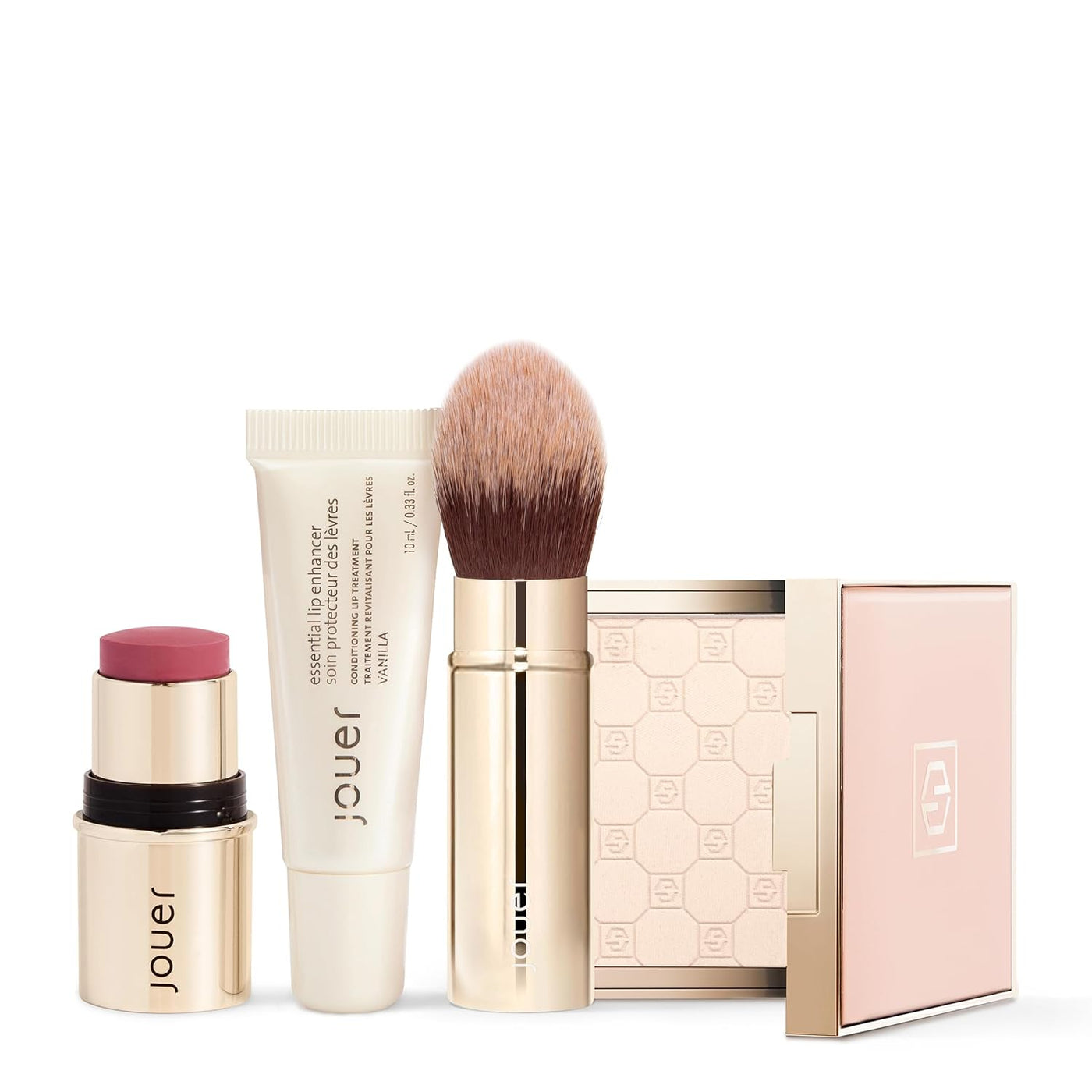 Jouer Les Must-Haves Starter Set | Polvo fijador translúcido, broch...