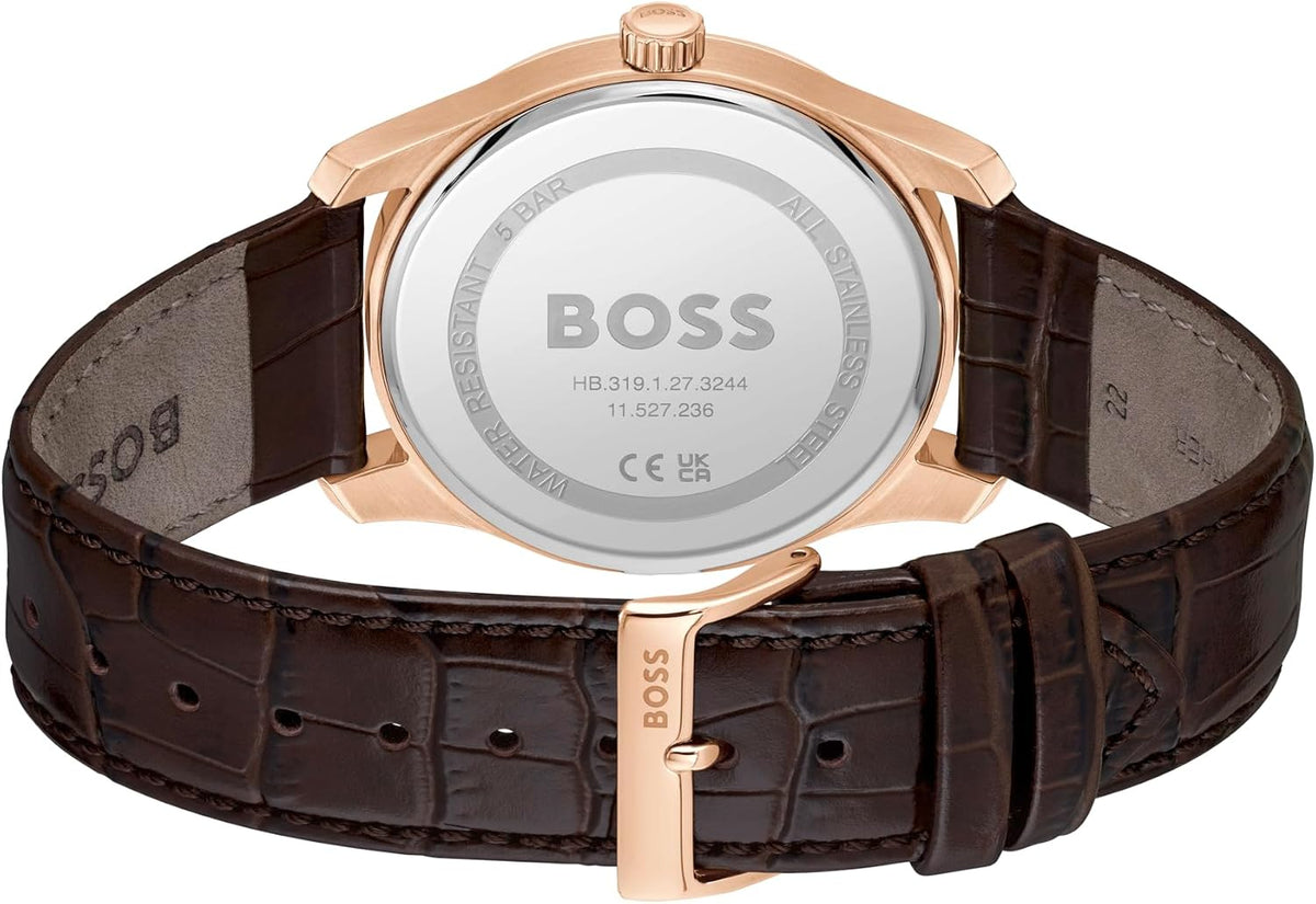 BOSS Principle Master - Reloj de cuarzo para hombre (1.614 in)