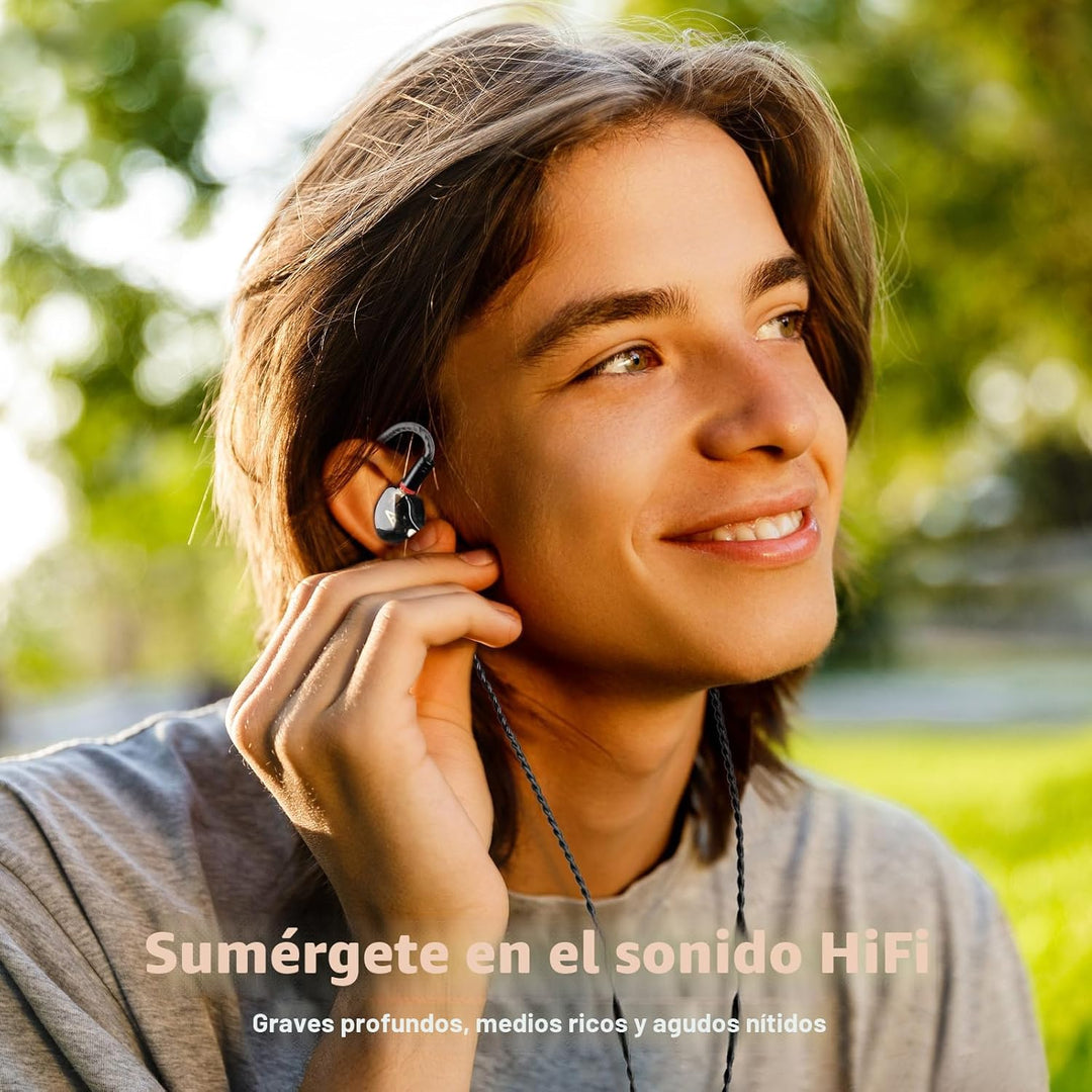 Vibes 202 - Auriculares con cable - Auriculares HiFi in Ear Monitor...