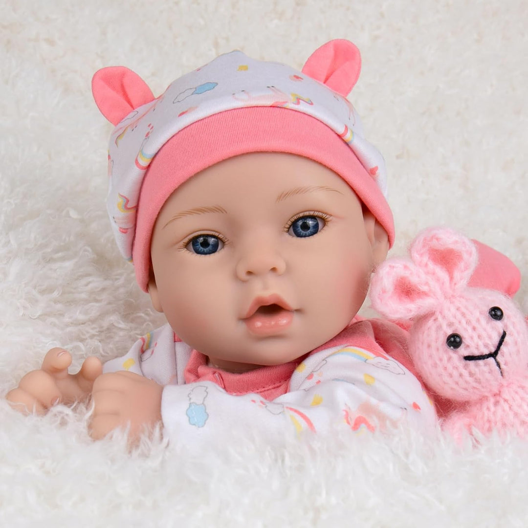 Aori Muñecas de bebé Reborn realistas: niña recién nacida de 18 pul...