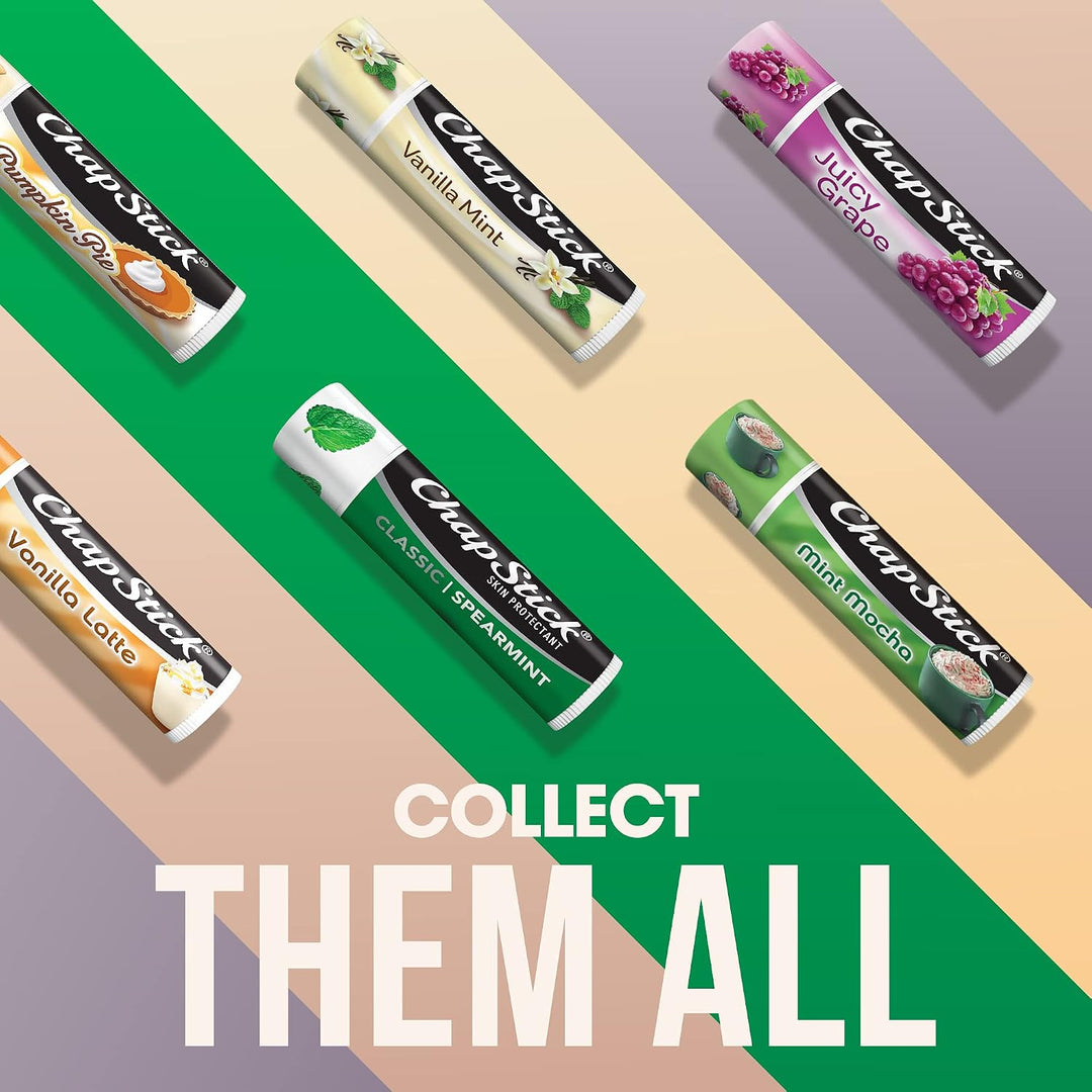 ChapStick Bálsamo labial a granel, menta verde clásica, paquete de...