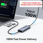 ABIWAZY, hub USB de 5 puertos