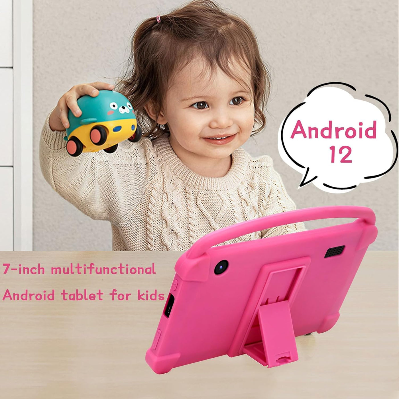 YQSAVIOR Tabletas para niños, tableta Android 12 para niños, 4 GB d...