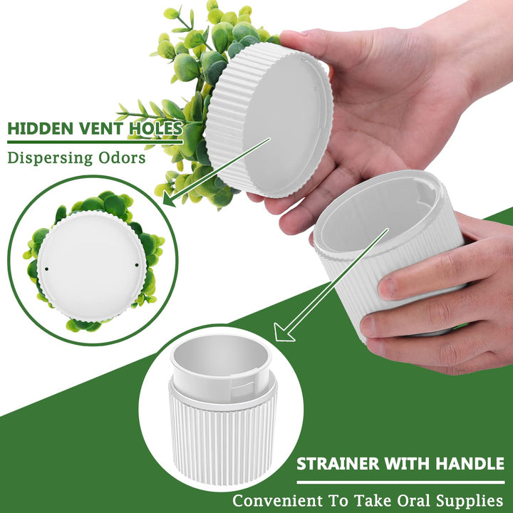 Baño de dentadura, estuche invisible para dentaduras postizas diseñ...