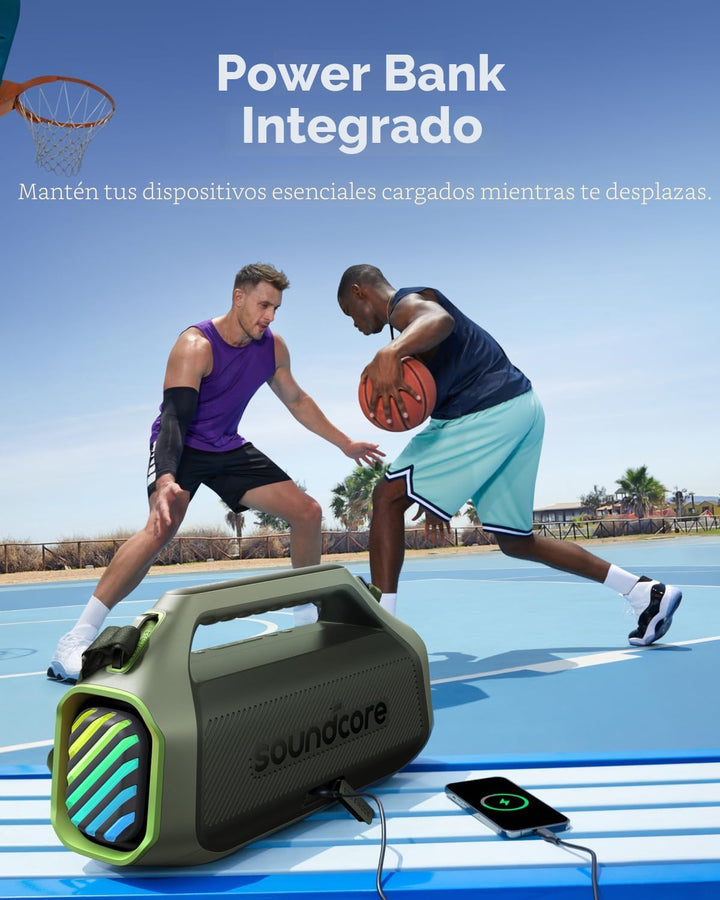 Soundcore Boom 2 Plus - Altavoz portátil de Anker, 140 W, 2+2 canal...