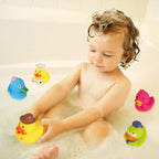 Arttyma Patos de Goma al Por Mayor, Surtido de Patitos para Flotar en Jeeps, Juguetes de Baño de Pato para Fiestas (Paquete de 50)