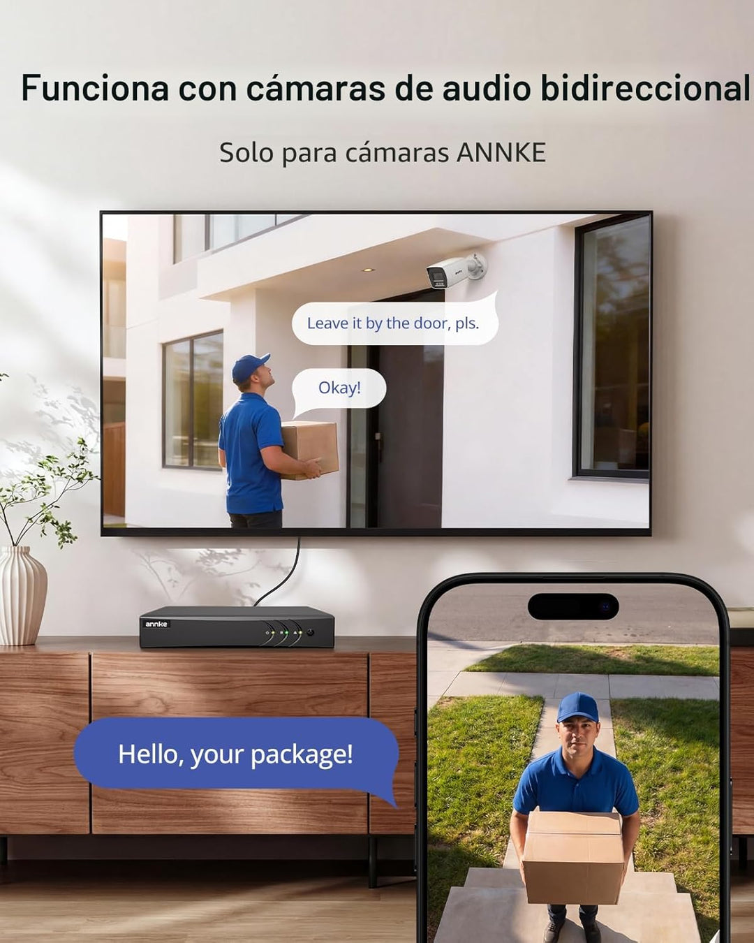 ANNKE Grabadora de video digital de seguridad 3K Lite de 8 canales...