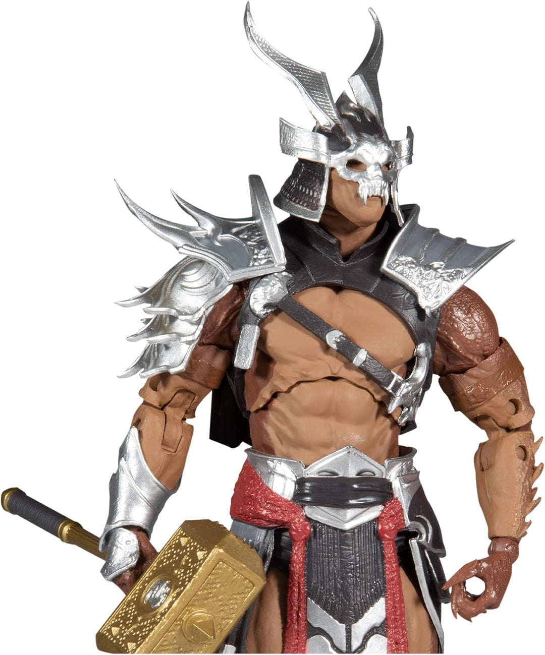 McFarlane Toys Mortal Kombat Shao Kahn (Platinum Kahn) Figura de ac...