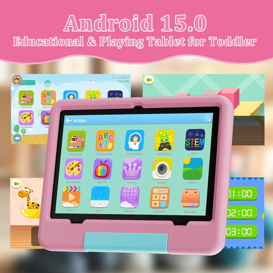 PEICHENG Tableta para niños con estuche protector EVA, Tableta para...