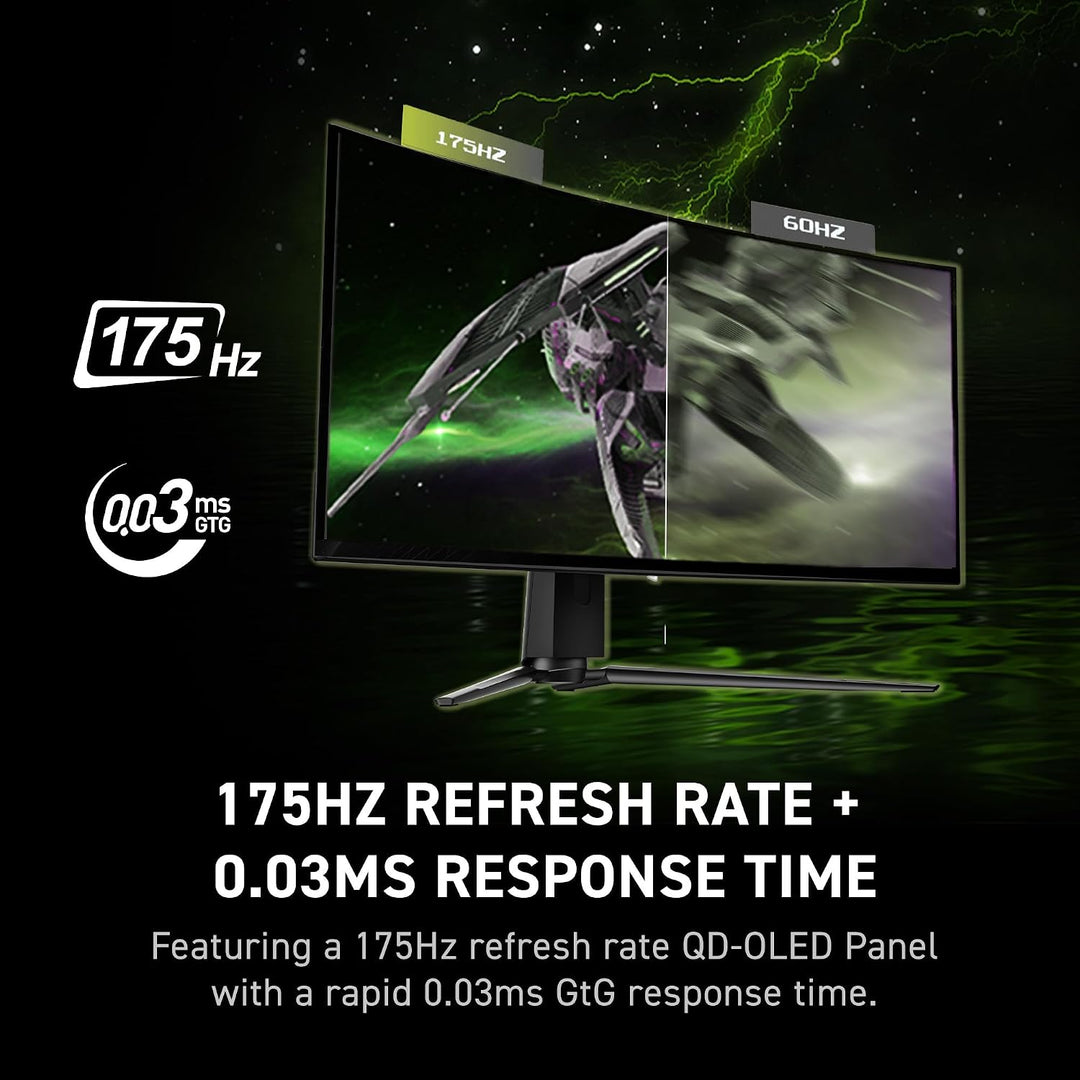 msi MAG 341CQP QD-OLED, 34 Monitor OLED curvado para juegos, 3440 x...