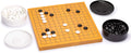 Yellow Mountain Imports Shin Kaya - Juego de mesa reversible para principiantes de 13 x 13 / 9 x 9 pulgadas (0.8 pulgadas) con piedras de melamina convexas dobles, juego de mesa de estrategia clásico (Baduk/Weiqi)