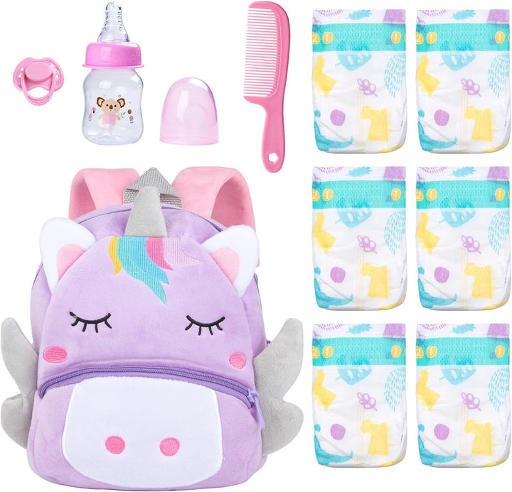 Juego de 10 bolsas de pañales para muñecas Reborn de 17 a 24 pulgad...