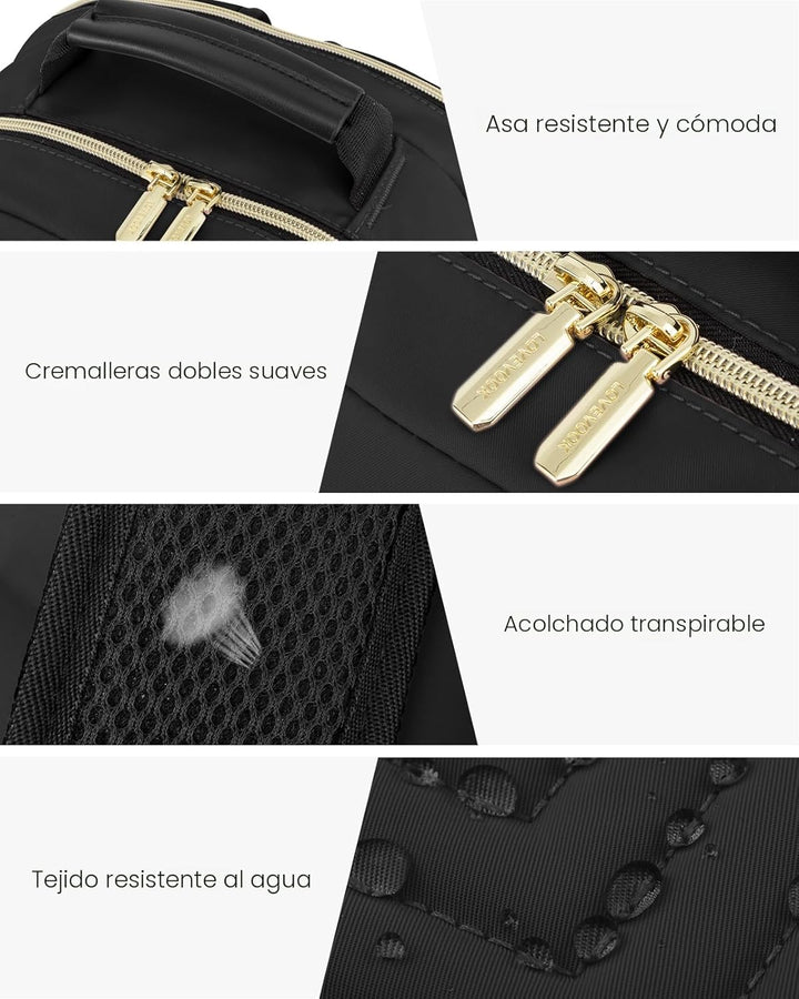 LOVEVOOK Mochila bolso para laptop para mujeres, bolsas de computad...