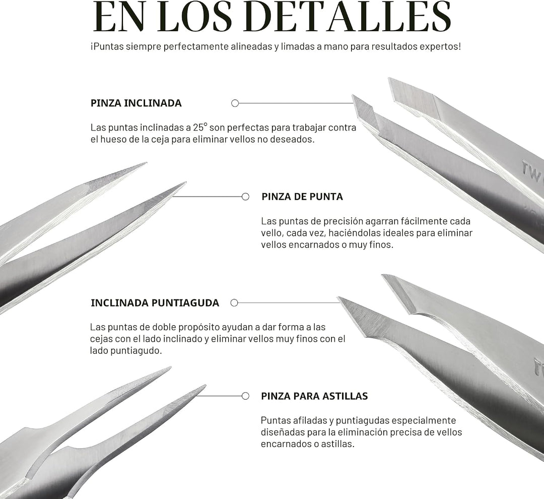 Tweezerman - Pinza de acero inoxidable