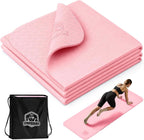 HAPBEAR Esterilla de yoga plegable de 72 x 24 x 0.24 pulgadas (0.236 in