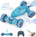 Dysaim Gesture Sensing RC Stunt Car, regalos de cumpleaños para niños, Azul cielo