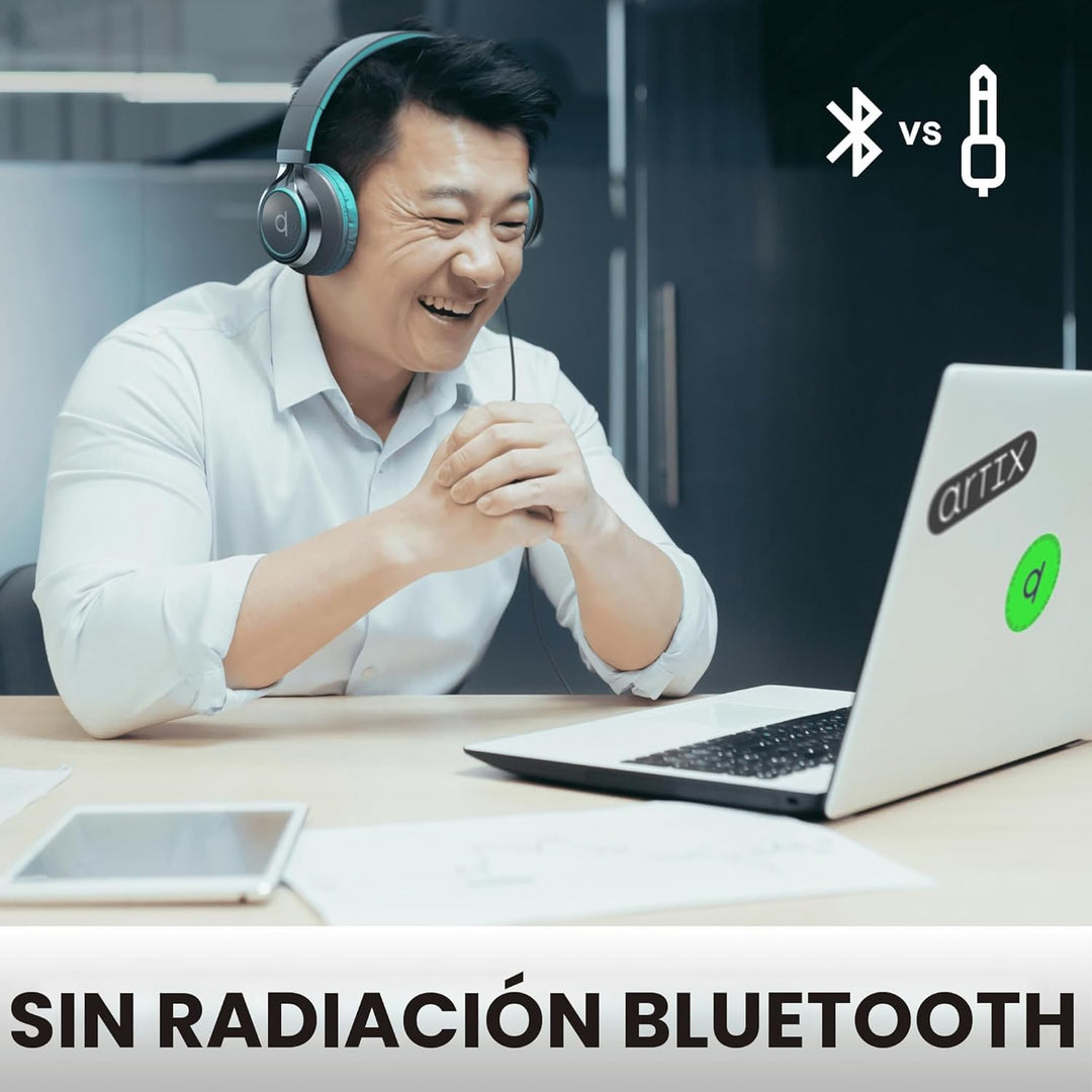 ARTIX CL750 - Audífonos con cable con micrófono y control de volume...