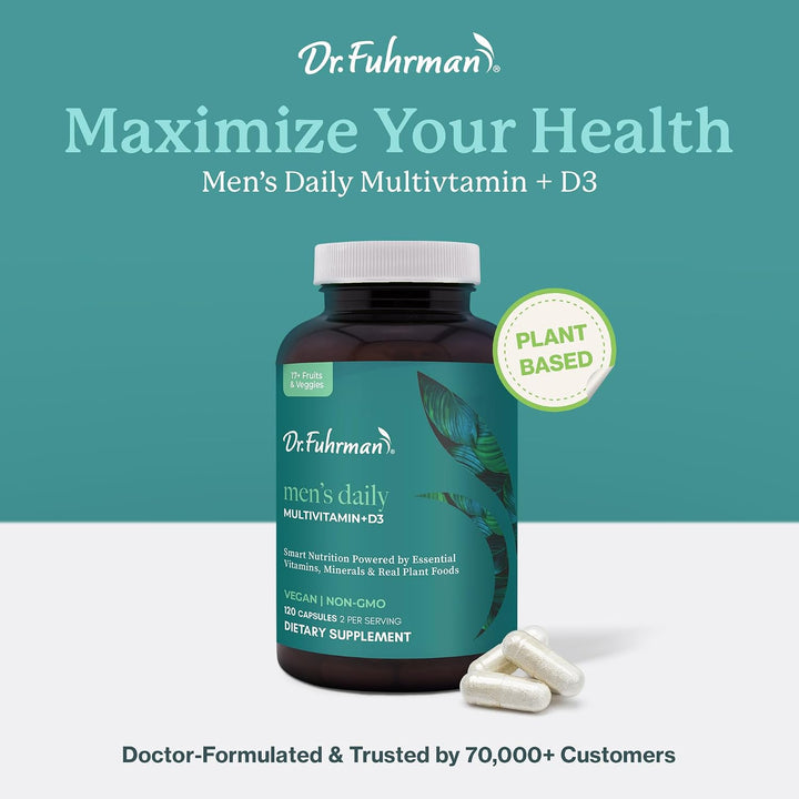 Dr. Fuhrman Multivitamínico de suministro de 2 meses para hombres +...