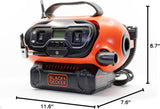 BLACK+DECKER Inflador de neumáticos, compresor de aire portátil, bo...