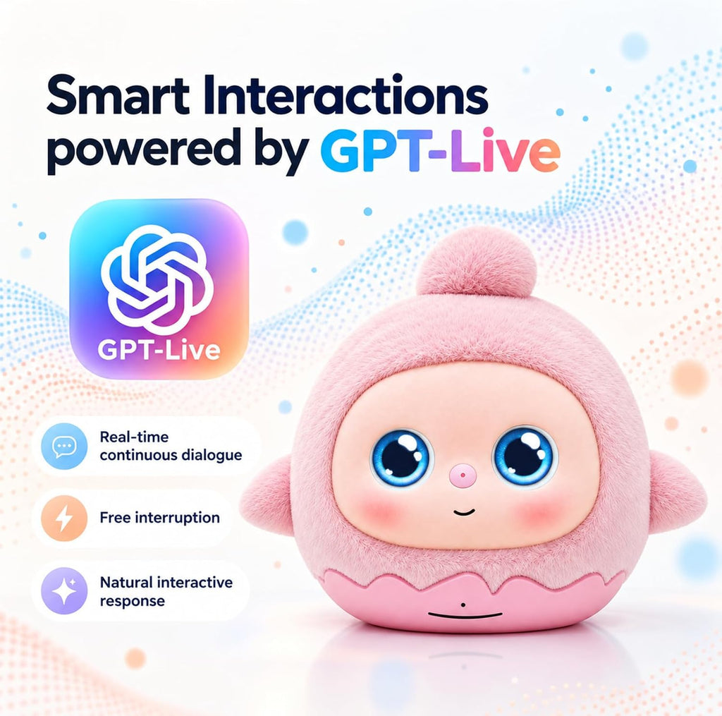 Lovi AI Companion Robot Interactivo, Juguetes Inteligentes que Hablan Emocionalmente para Niños