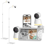 Dr.Care LumiView Max Monitor de bebé inteligente WiFi de 7 pulgadas...
