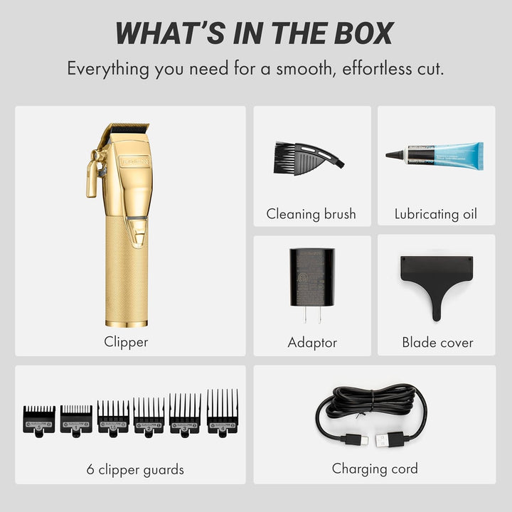 BaBylissPRO FX+ - Cortapelos profesionales para barba para hombres,...