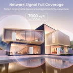 Tenda AX3000 WiFi 6 Mesh System Nova MX12 - Cobertura WiFi de malla para todo el hogar de hasta 7,000 pies cuadrados, red WiFi de malla de doble banda para más de 160 dispositivos, rápida y estable, reemplaza al enrutador inalámbrico (paquete de 3)