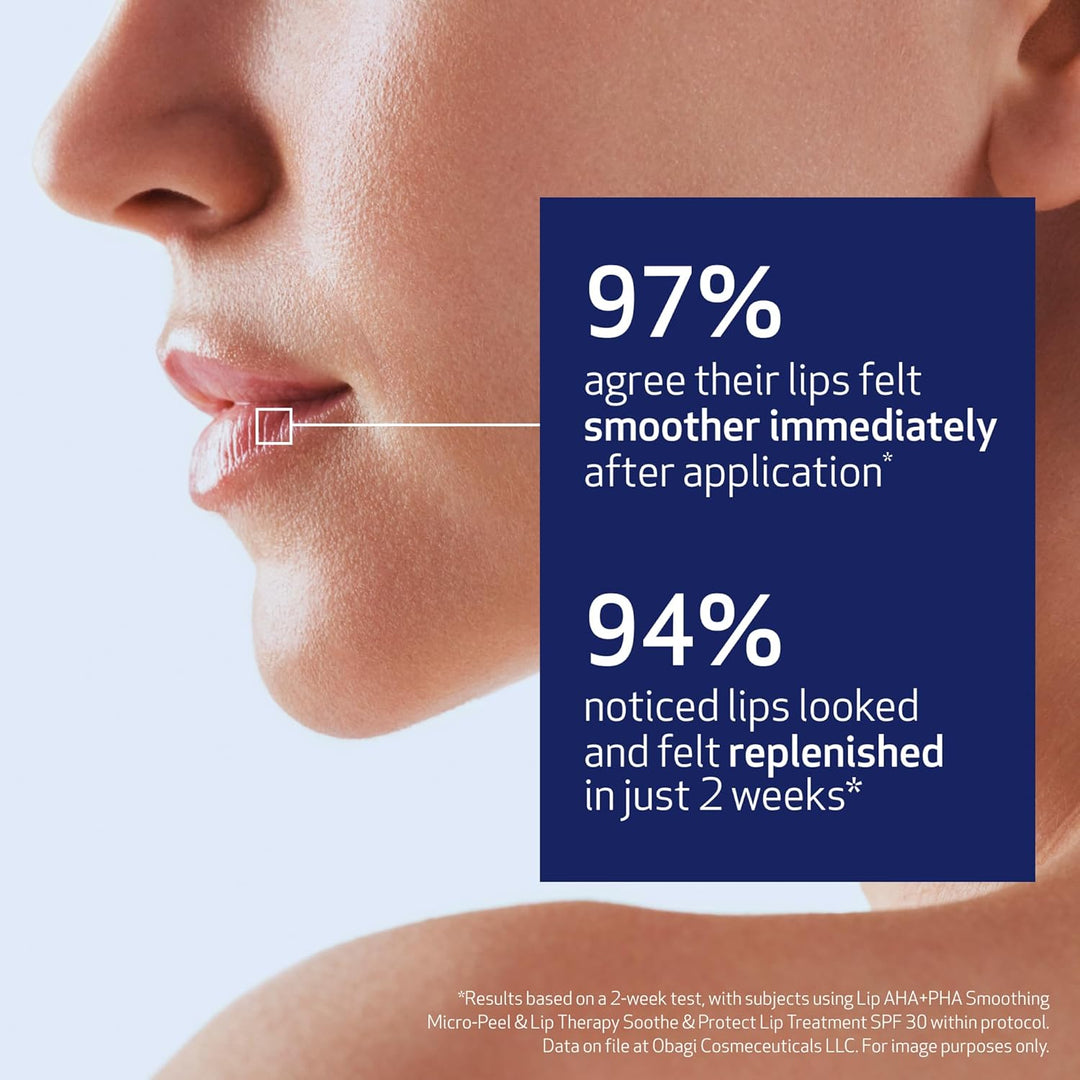 Obagi Lip Therapy AHA+PHA suavizante Micro-Peel con ácido hialuróni...