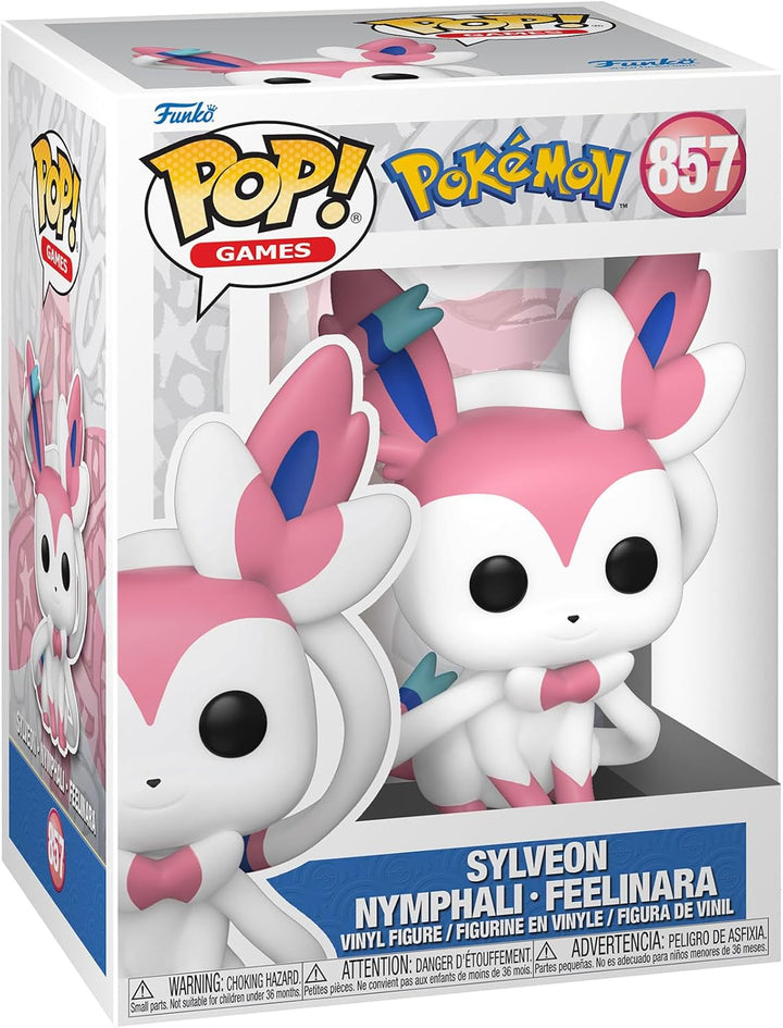 Funko Pop! Games: Pokemon - Sylveon - Nymphali - Figura de vinilo c...