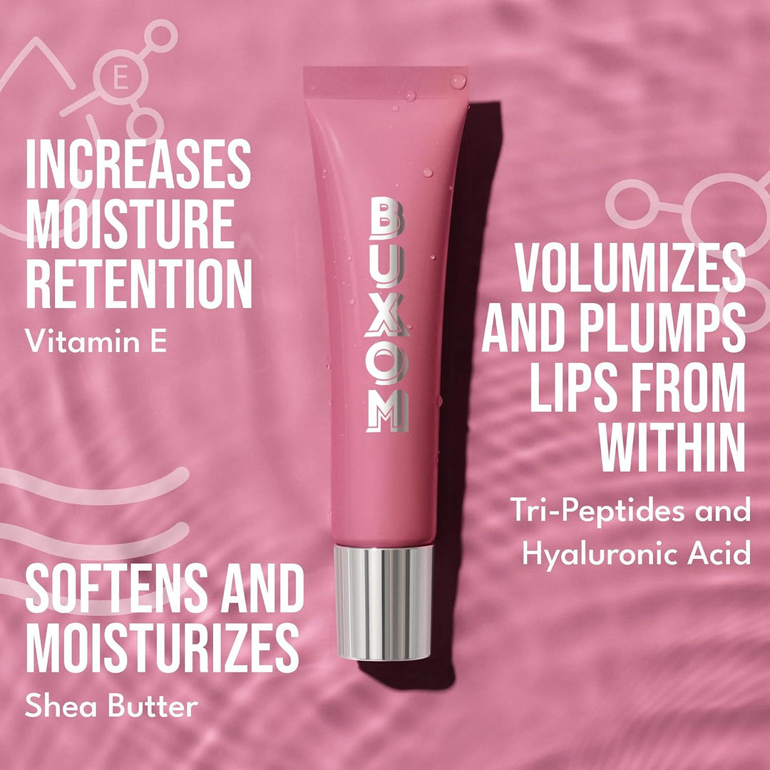 Buxom Power-Full Plumping Peptide Lip Tint, bálsamo de tratamiento...