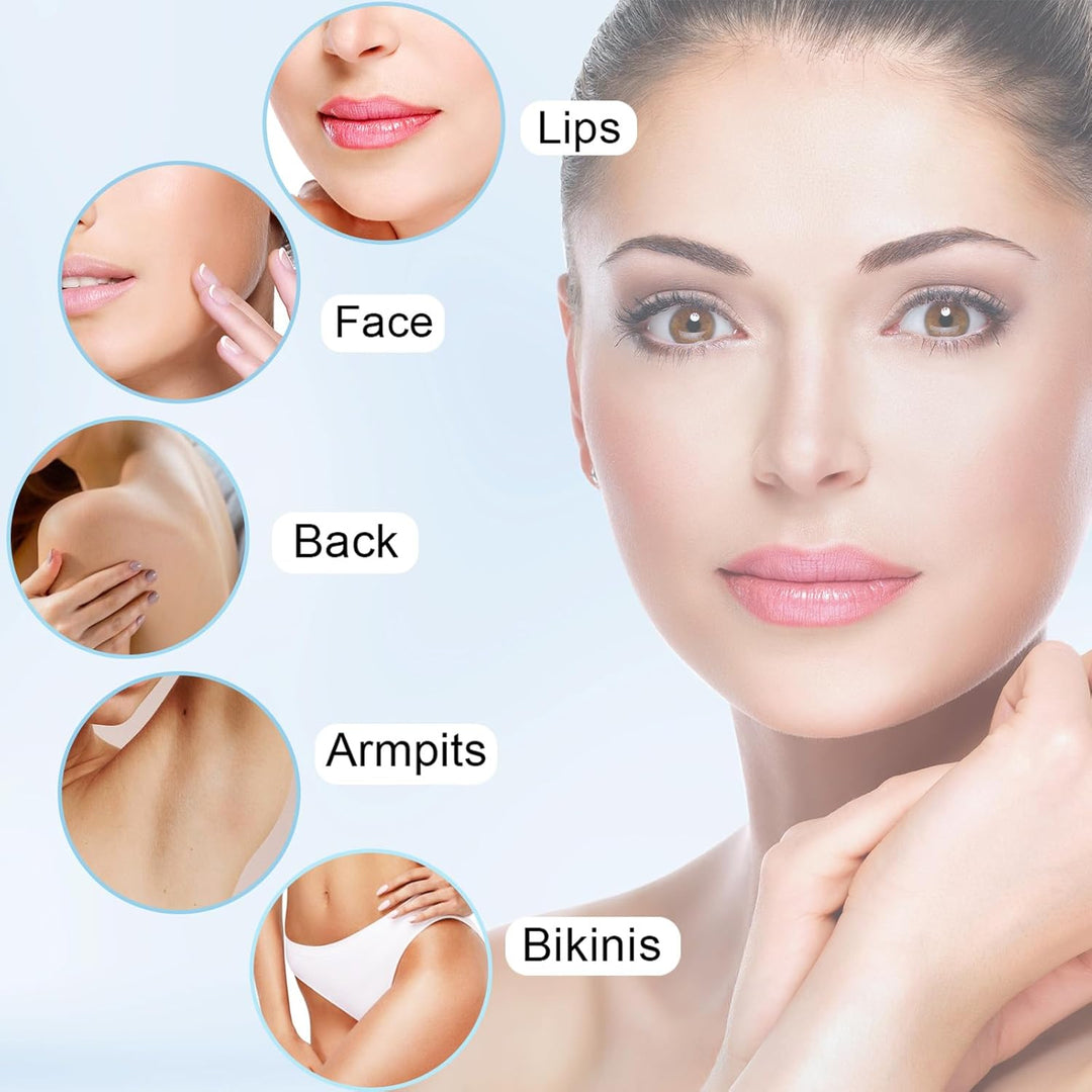 Depilación facial para mujeres, afeitadora facial para damas para l...