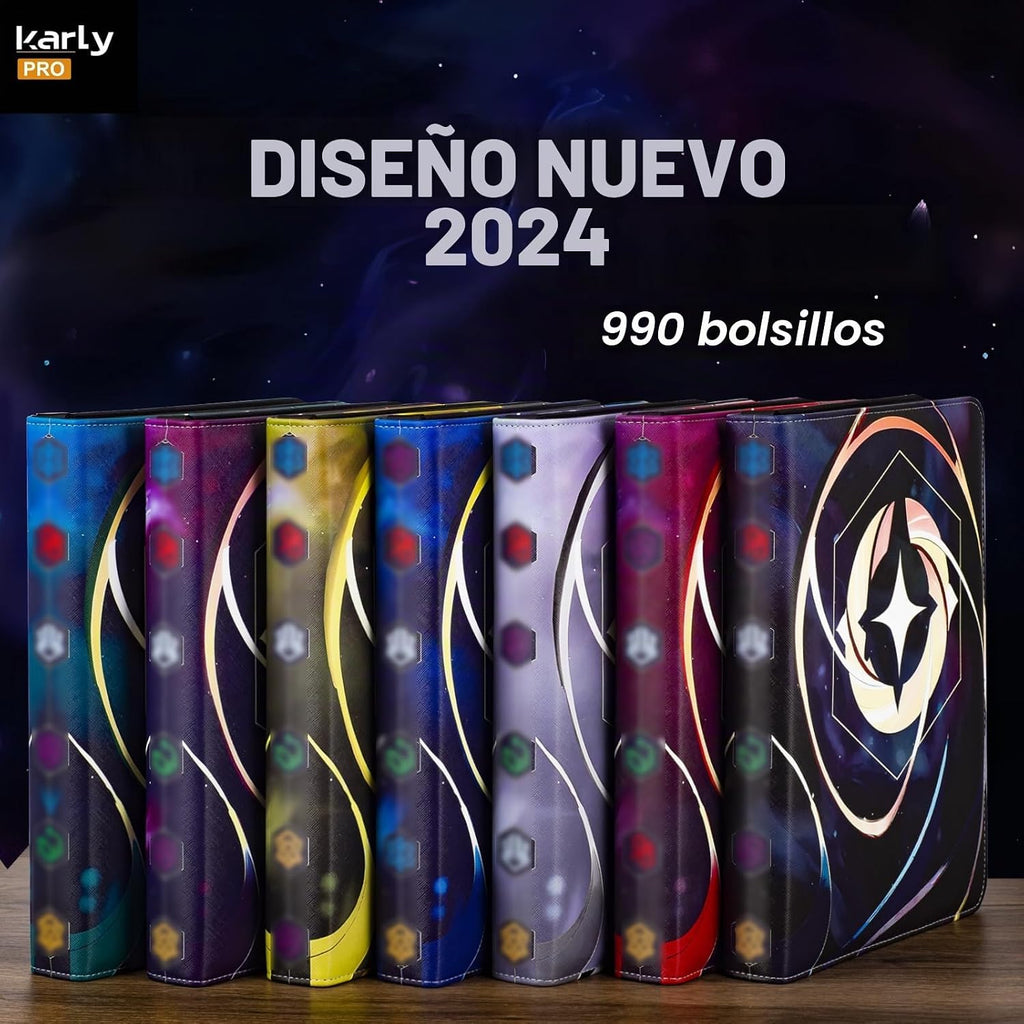 Carpeta prémium para tarjetas Lorcana, TCG, álbum de tarjetas