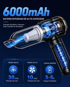 Aspirador de coche inalámbrico Mini Handhled 4-en-1 limpiador de
