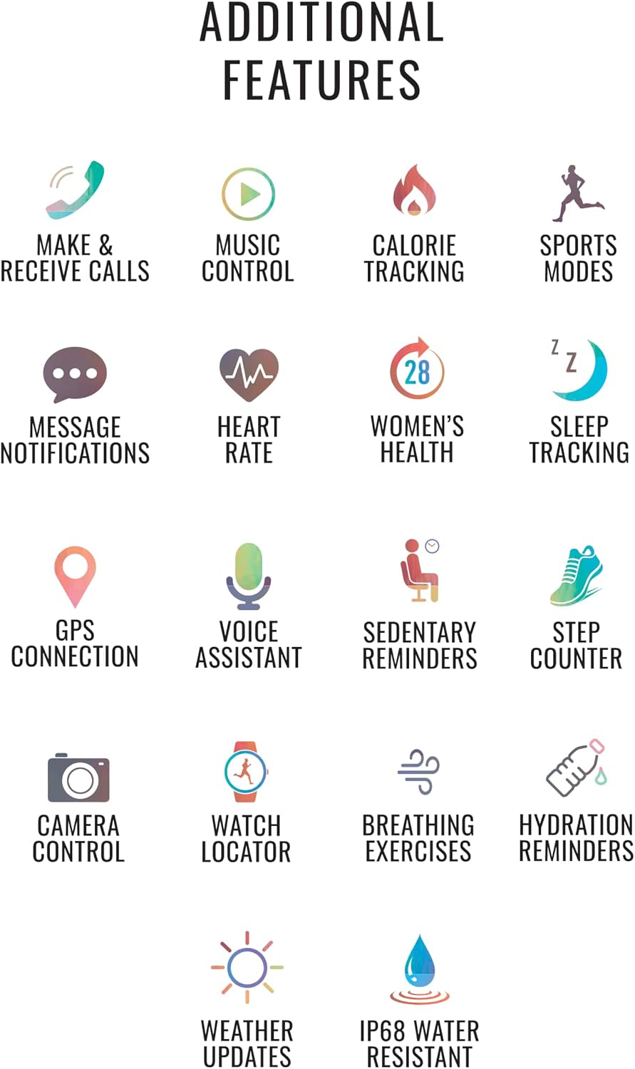 Armitron Reloj inteligente Connect Link, rastreador de salud y más